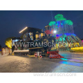 Amusement park rides electric track train for kids